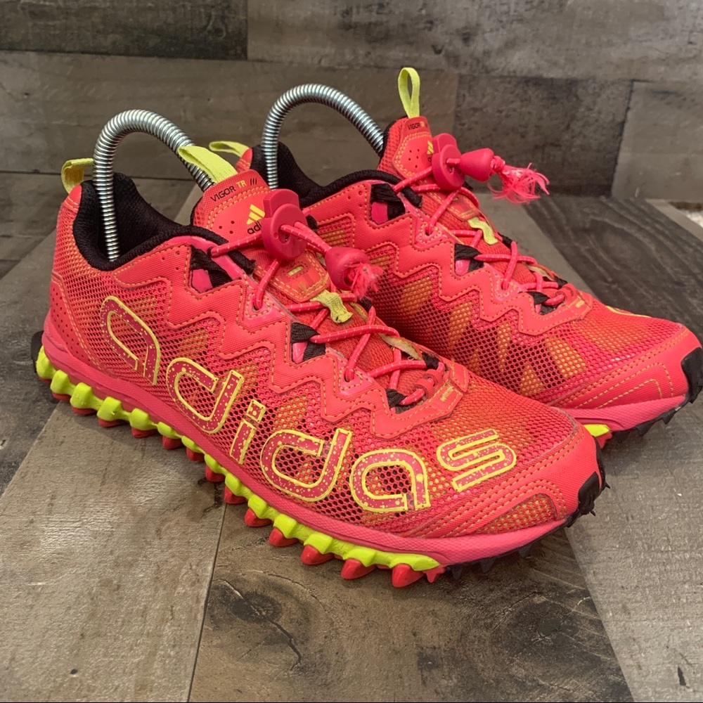 Adidas Vigor TR3 Trail Pink Yellow Running Shoes